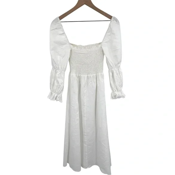 chinese dress ladies Women's Long Sleeve Linen Button Down Midi Dress